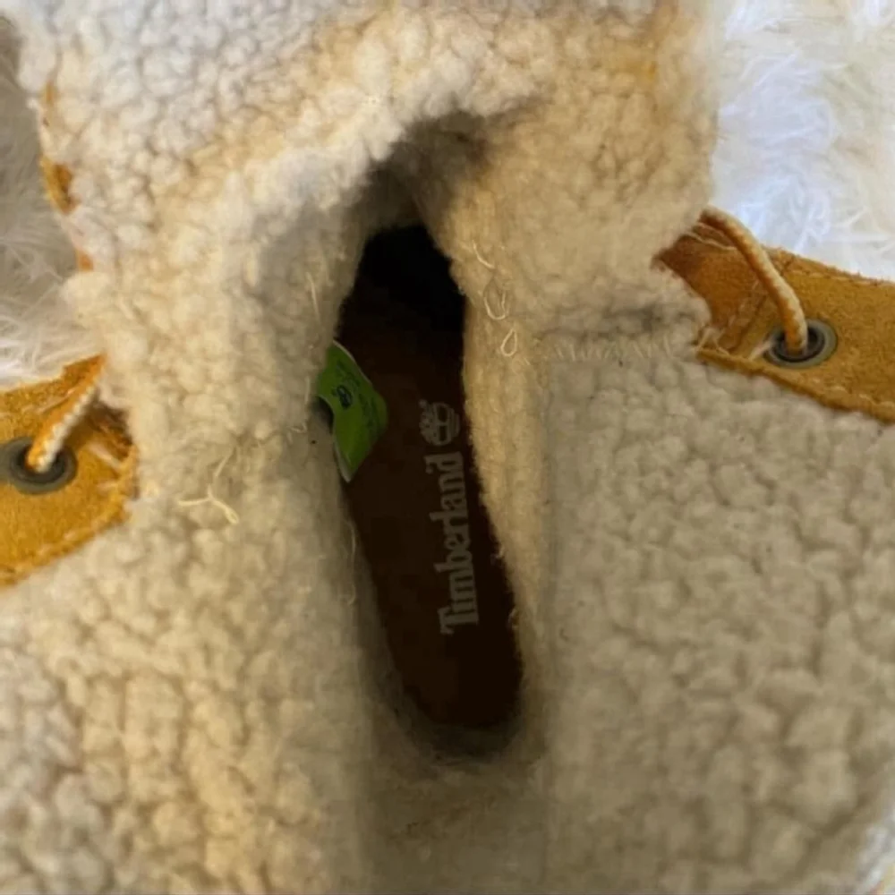 TIMBERLAND workboot fur lined fold down waterproof ankle size 6 1/2